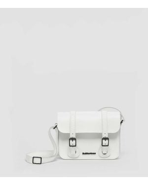 Dr. Martens 7" Leather Satchel - White