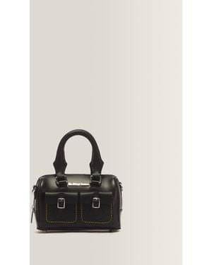 Dr. Martens Cuero bolso mini de piel con asa superior - Negro