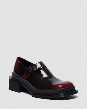 Dr. Martens Maybole Square Toe Leather Mary Jane Shoes - Black