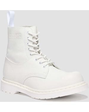 Dr. Martens 1460 1461 Mm6 Leather Boots - White