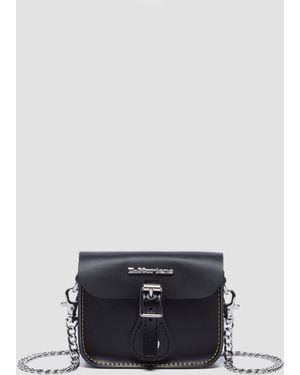 Dr. Martens Smooth Leren Miniboekentas 13 Cm - Zwart