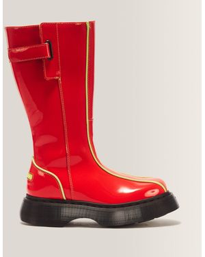 Dr. Martens Buzz Hi Powerpuff Laars - Rood