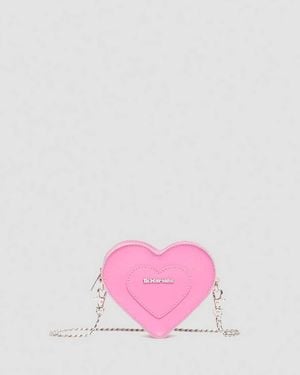 Dr. Martens Mini Heart Shaped Leather Bag - Pink