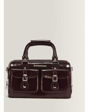 Dr. Martens Top Handle Rub Off Vegan Leather Bag - Black