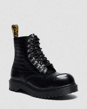 Dr. Martens 1460 Pascal Bex Steel Toe Leather Boots - Black