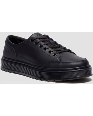 Dr. Martens Nappa cuero zapatos brookline de piel nappa - Negro