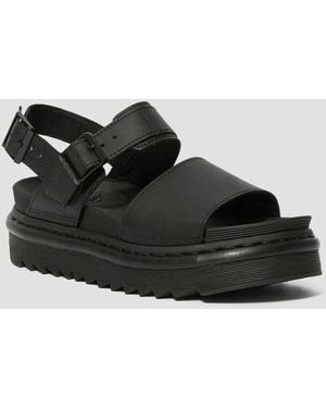 Dr. Martens Voss ( Hydro Leather) Sandals - Black