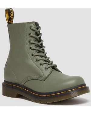 Dr. Martens Stivali di pelle 1460 pascal virginia pine verde