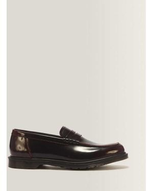 Dr. Martens Mayfare Rub Off Leather Loafers - Black