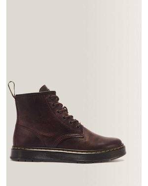 Dr. Martens Brookline Chukka Crazy Horse Leather Ankle Boots - Black