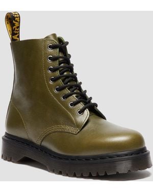Dr. Martens 1460 Bex Eclipse Soft Leather Boots - Green