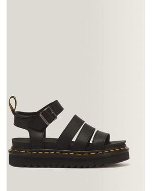 Dr. Martens Dr. Martens Blaire Athena Leather Sandals - Black