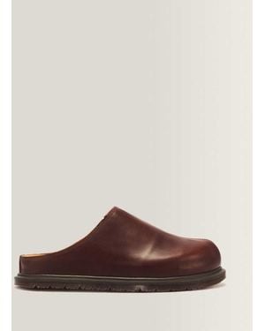 Dr. Martens San Leather Mules - Brown