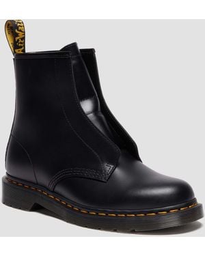 Dr. Martens 1460 Laceless Smooth Leather Slip On Boots - Black