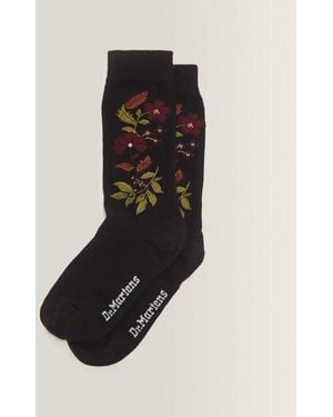 Dr. Martens Floral Socks - Black