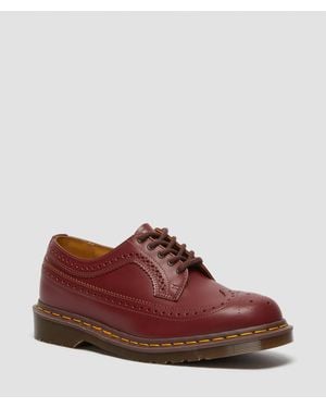 Dr. Martens Vintage 3989 Quilon Leren Brogues Schoenen - Rood
