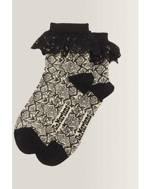 Dr. Martens Snake Frill Socks - Black