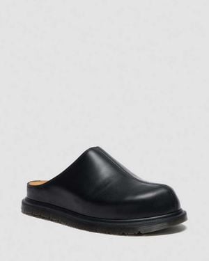 Dr. Martens San Leather Mules - Black
