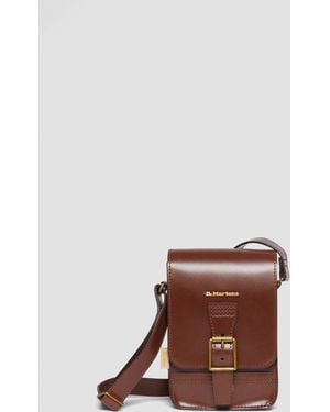 Dr. Martens Leather Vegan Reporter Norfolk Flat - Brown