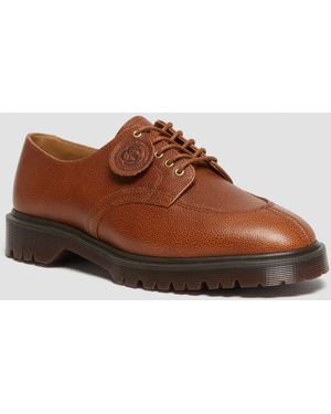 Dr. Martens 2046 Westminster Leather Lace Up Shoes - Brown
