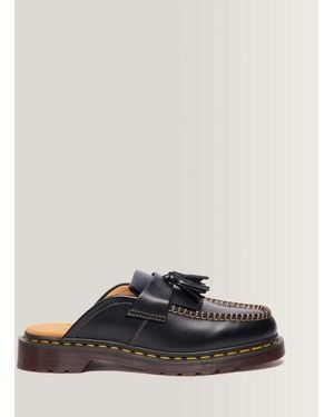 Dr. Martens Adrian Leather Mules Loafers - Black