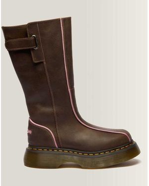 Dr. Martens Buzz Hi Wyoming Leather Boots - Brown