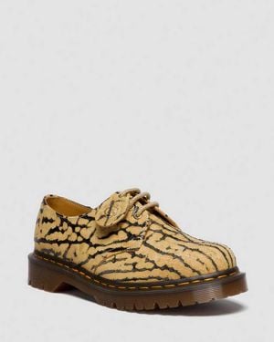 Dr. Martens Scarpe 1461 Wild Emboss Suede - Marrone