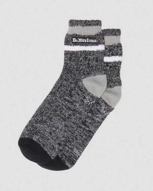 Dr. Martens Short Marl Cotton Blend Socks - Gray