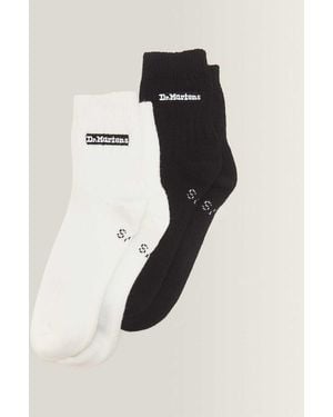 Dr. Martens Plain Socks 2Pk - Black