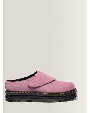 Dr. Martens Zebzag Anywair Suede Platform Mules - Pink