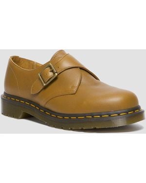 Dr. Martens Scarpe 1461 monk con fibbia - Marrone