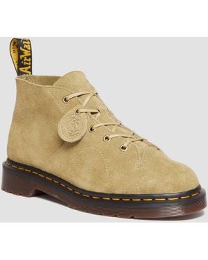 Dr. Martens Church Desert Oasis Suede Monkey Boots - Natural