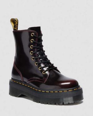 Dr. Martens Jadon Arcadia Leather Platform Boots - Black