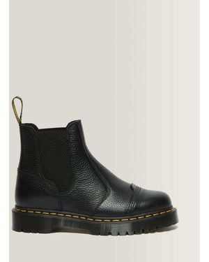 Dr. Martens 2976 Bex Faux Fur-lined Platform Chelsea Boots - Black