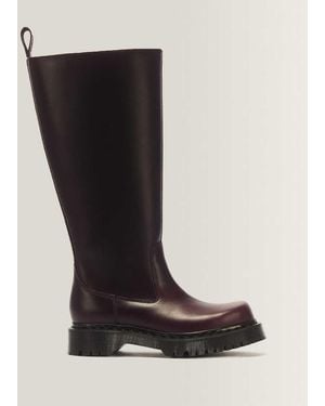 Dr. Martens Rejena Hi Explorer Wp Leather Tall Boots - Black