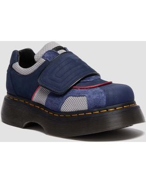 Dr. Martens Buzz Strap Mixed Material Shoes - Blue