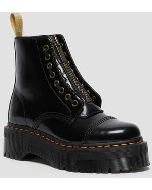 Dr. Martens Unisex Sinclair Leather Platform Boots Black