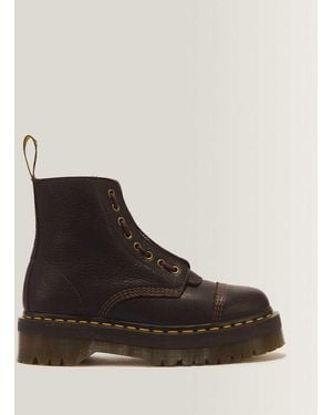 Dr. Martens Sinclair Ambassador Leather Platform Boots - Black