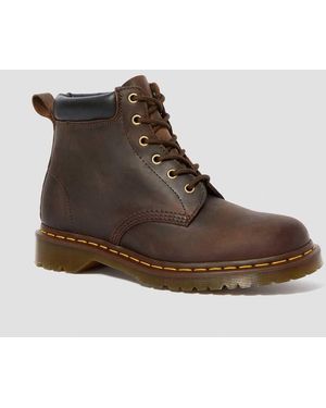 Dr. Martens 939 Ben Boot Crazy Horse Leather Lace Up Boots - Brown