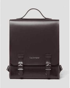 dr martens small leather backpack Dr. Mini Box Backpack, Black Smooth+Black Kiev Strap yourself into its sandals for sunny toes Leather Bag Doc Martens Leather