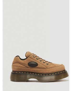 Dr. Martens Zapatos buzz de milled nubuck de 5 ojales - Marrón