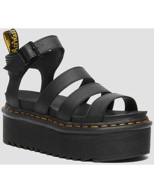 Dr. Martens Vegan Blaire ( Felix Rub Off/ Soft Pu) Sandals - Black