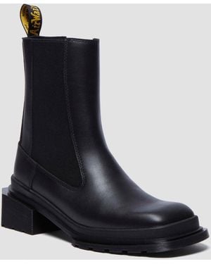 Dr. Martens Maybole Square Toe Leather Chelsea Boots - Black