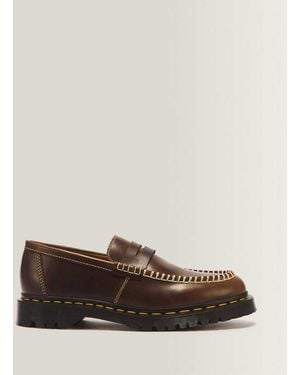 Dr. Martens Penton Ben Mayhem Leather Loafers - Brown