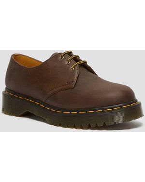 Dr. Martens 1461 Bex Crazy Horse Leather Oxford Shoes - Brown