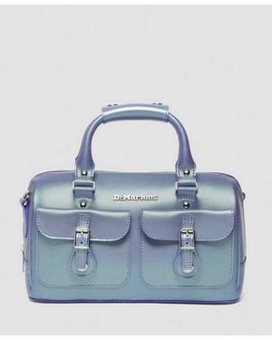 Dr. Martens Shift Leather Iridescent Top Handle Bag - Blue