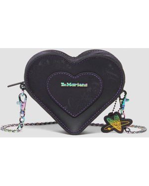 Dr. Martens Bt21 Mini Heart Shaped Leather Bag - Blue