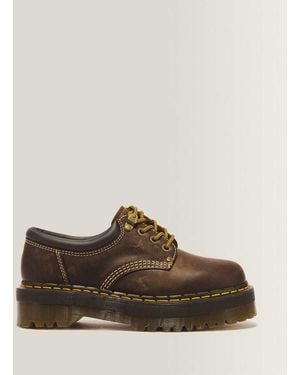 Dr. Martens 8053 Arc Crazy Horse Leather Platform Casual Shoes - Brown