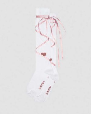 Dr. Martens Long Lace-Up Organic Cotton Blend Socks - Purple