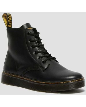 Dr. Martens 1919 Leather Med Calf Boots in Black for Men Lyst UK